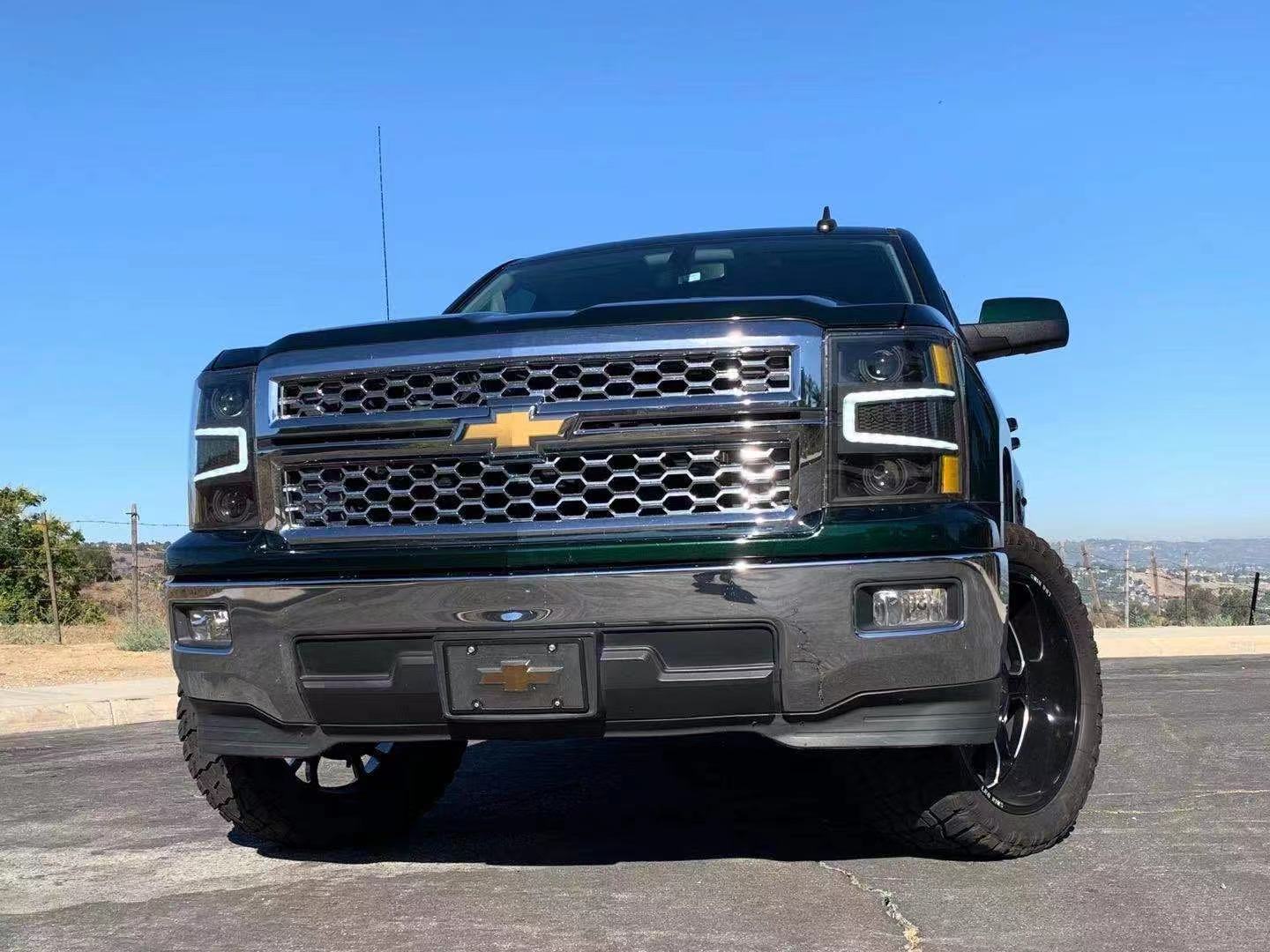 AlphaRex Projector Headlights Chevy Silverado (14-15) G2 Version Pro Series - Sequential - Alpha-Black / Black / Chrome - Image 21