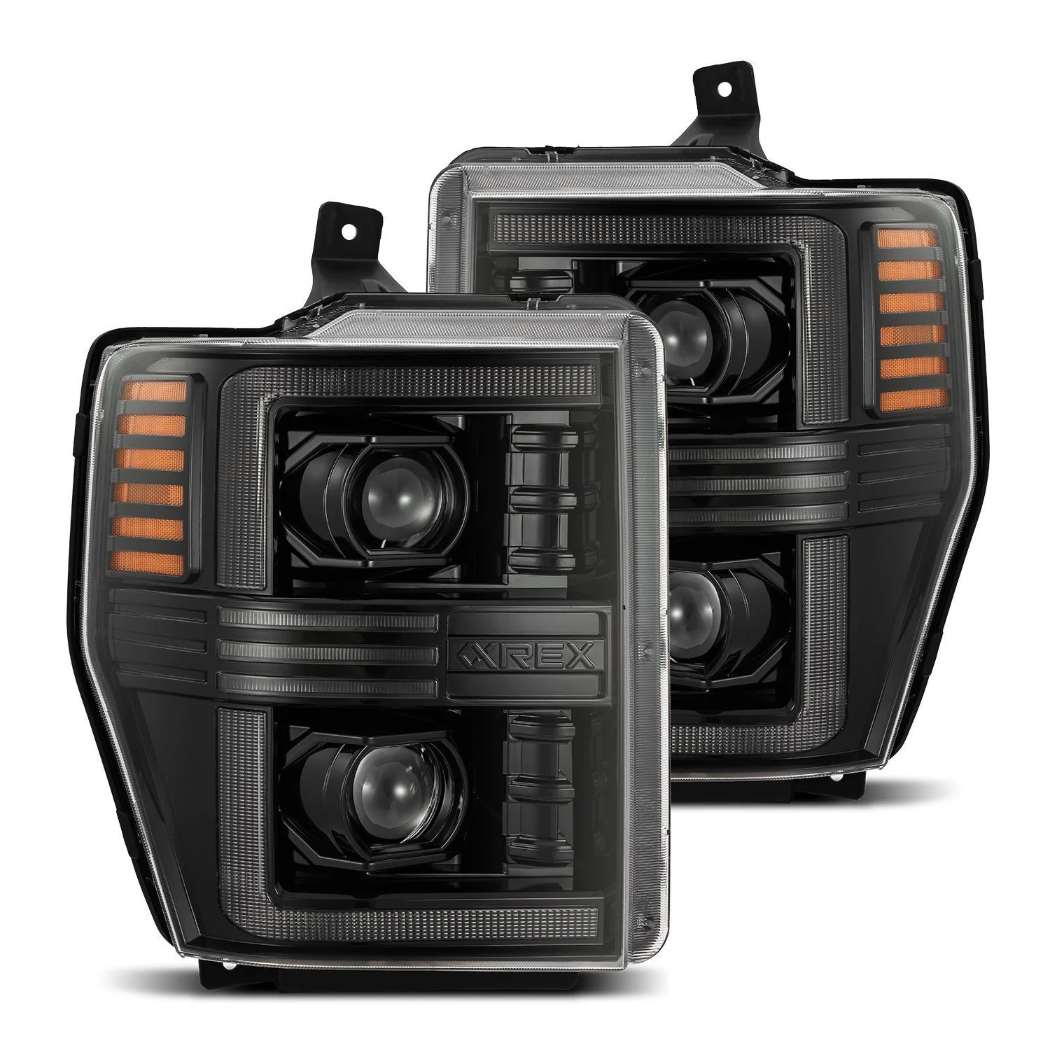 AlphaRex Projector Headlights Ford Excursion (08-10) Pro Series - Sequential - Alpha-Black or Black - Image 10