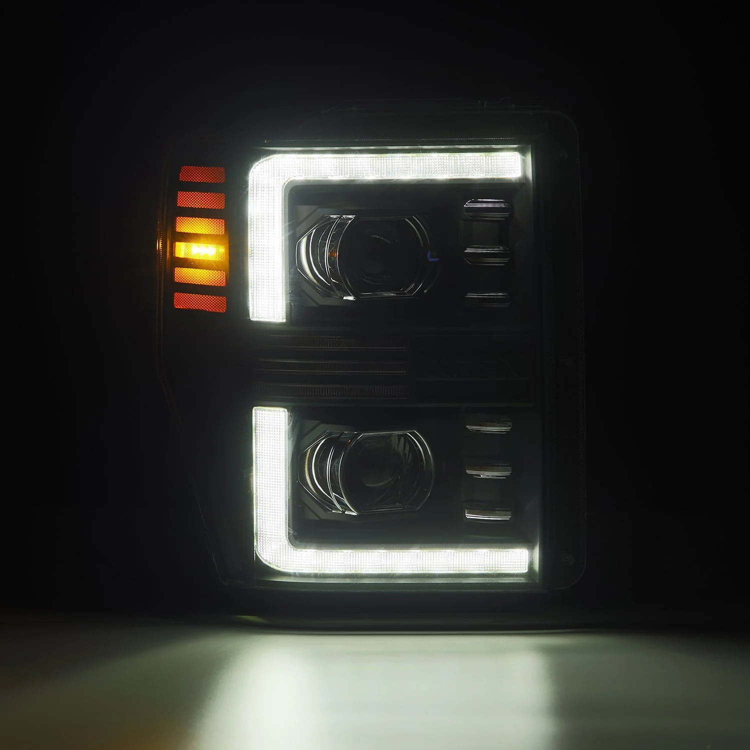 AlphaRex Projector Headlights Ford Excursion (08-10) Pro Series - Sequential - Alpha-Black or Black - Image 4