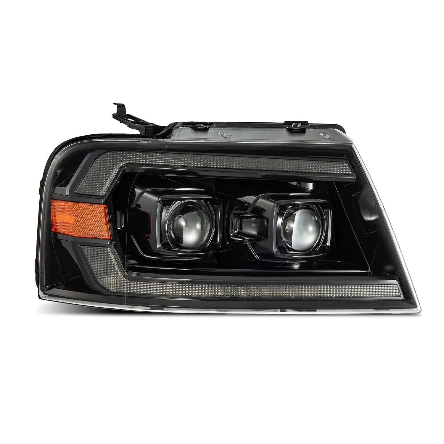 AlphaRex Projector Headlights Ford F150 (04-08) Pro Series - Sequential - Alpha-Black / Black / Chrome - Image 15