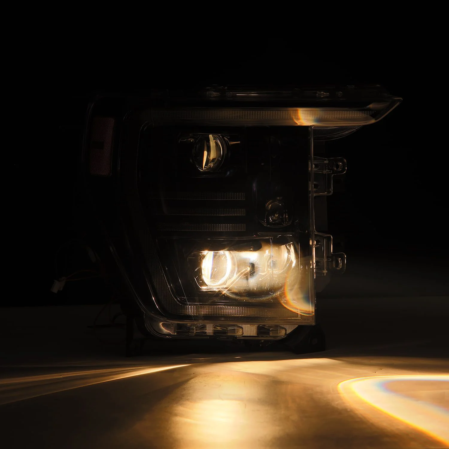 AlphaRex Projector Headlights Ford F150 w/ Halogen Headlights Only (21-23) Pro Series - Sequential - Alpha-Black or Black - Image 8