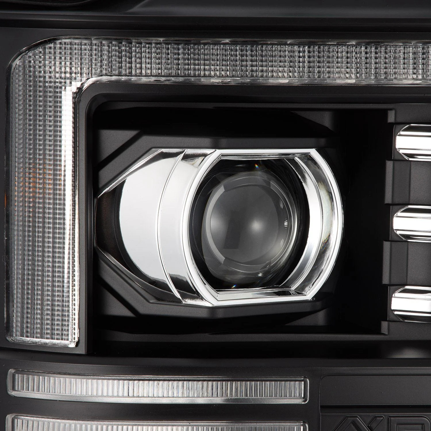 AlphaRex Projector Headlights Ford Super Duty (08-10) Pro Series - Sequential - Alpha-Black or Black - Image 9