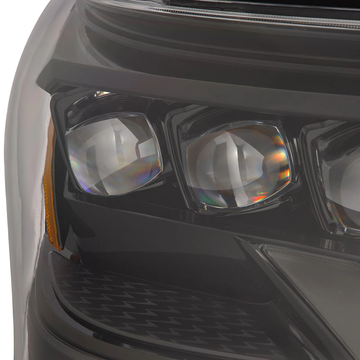 AlphaRex Projector Headlights Lexus GX460 (14-19) LED Nova Series - LED DRL Light Black / Alpha-Black - Image 9