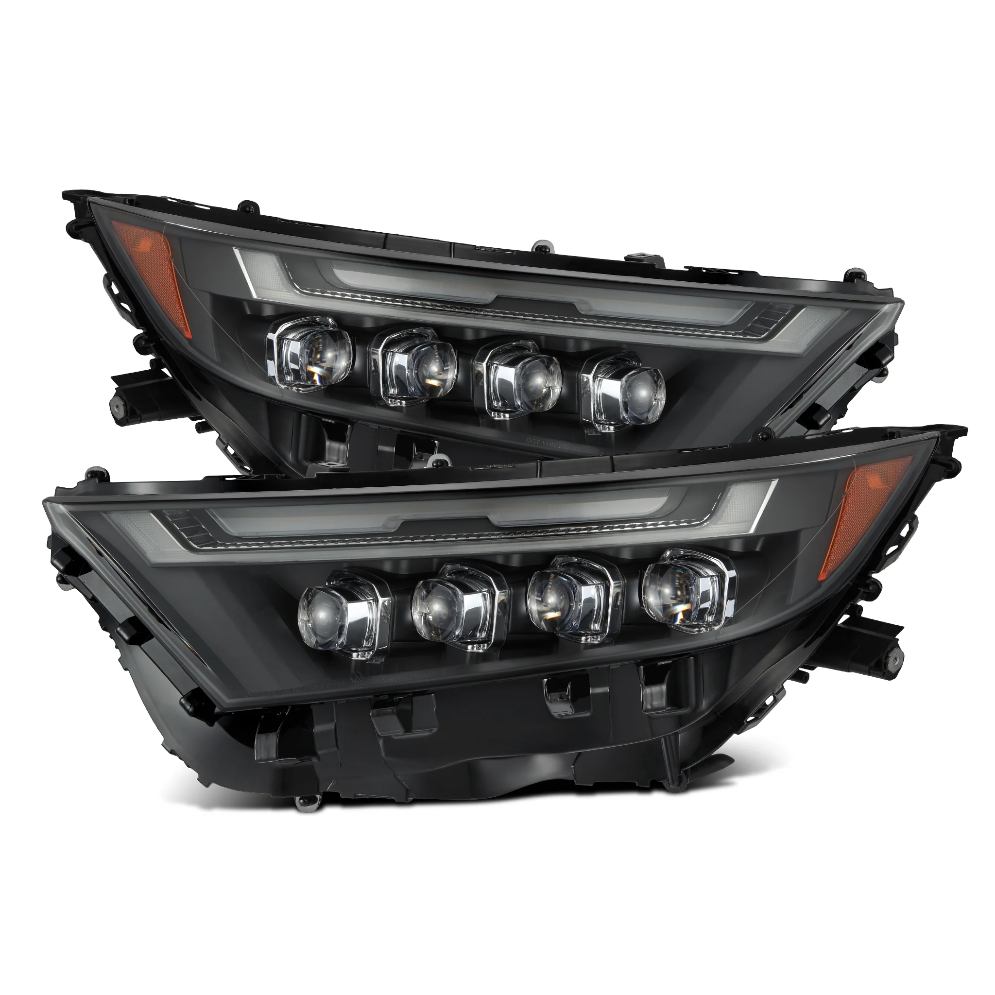AlphaRex Projector Headlights Toyota RAV4 (19-23) [Low or High Trim] LED Nova Series w/ LED DRL - Black or Alpha-Black - Image 10