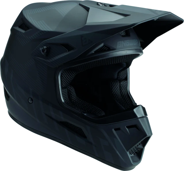 Answer Racing AR1 & AR1 Sweep MX Motocross Helmet (Adult Sizing) - Black & White / Black & Red / Black & Blue - Image 11