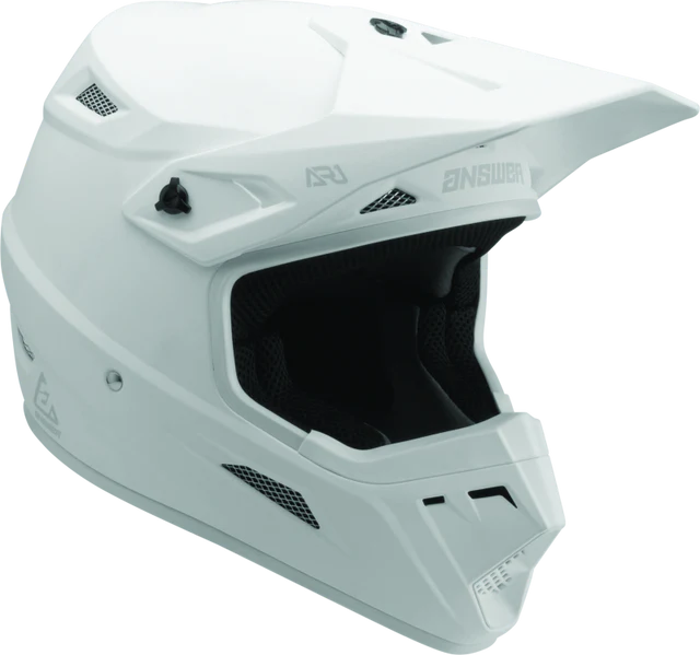 Answer Racing AR1 & AR1 Sweep MX Motocross Helmet (Adult Sizing) - Black & White / Black & Red / Black & Blue - Image 12