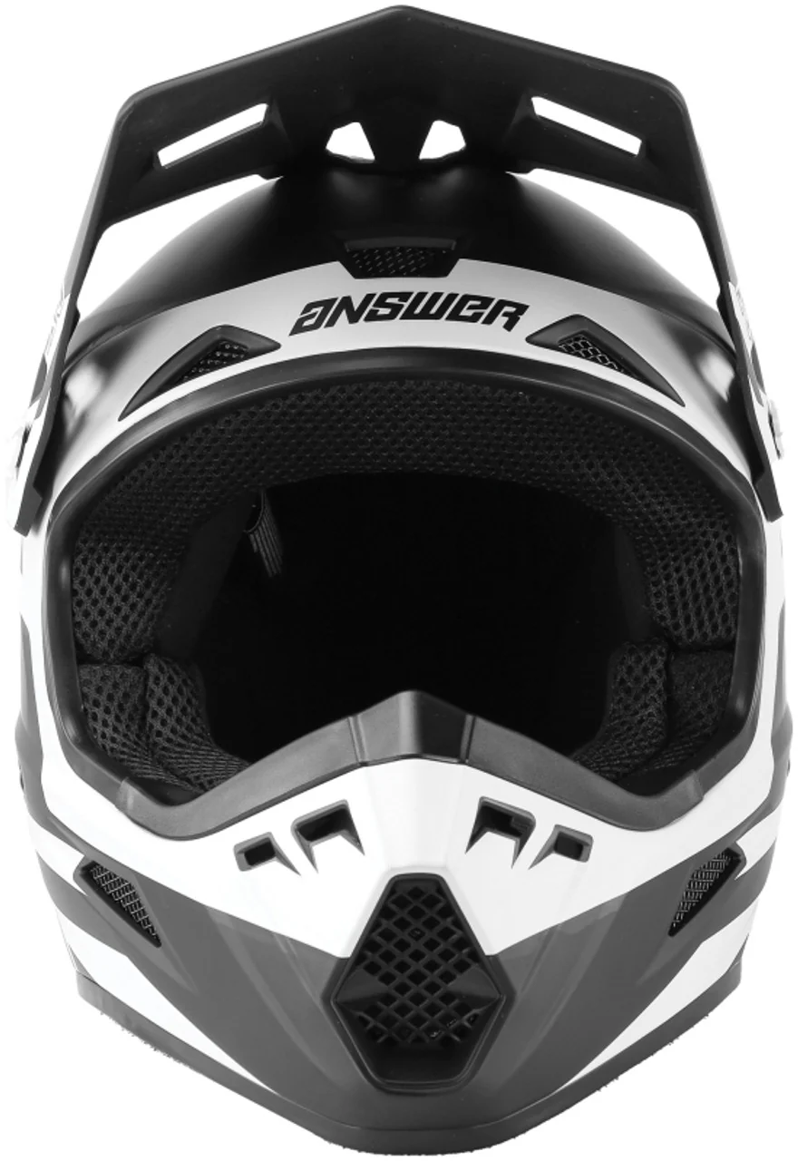 Answer Racing AR1 & AR1 Sweep MX Motocross Helmet (Youth Sizing) - Matte Black / White / Black & White / Black & Red / Black & Blue - Image 5