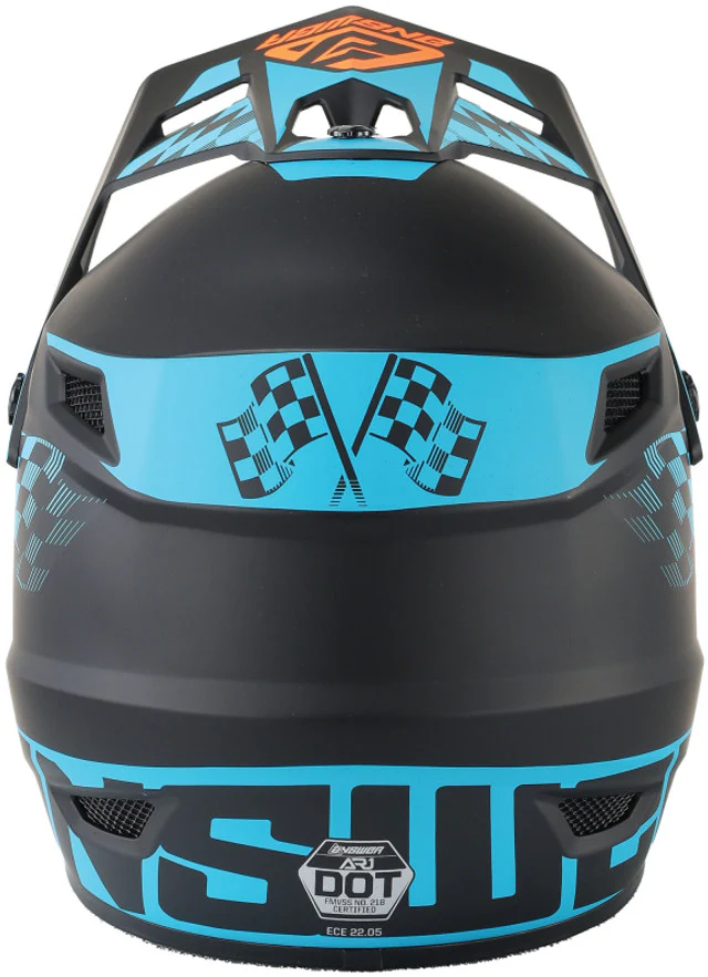 Answer Racing AR1 & AR1 Sweep MX Motocross Helmet (Youth Sizing) - Matte Black / White / Black & White / Black & Red / Black & Blue - Image 8