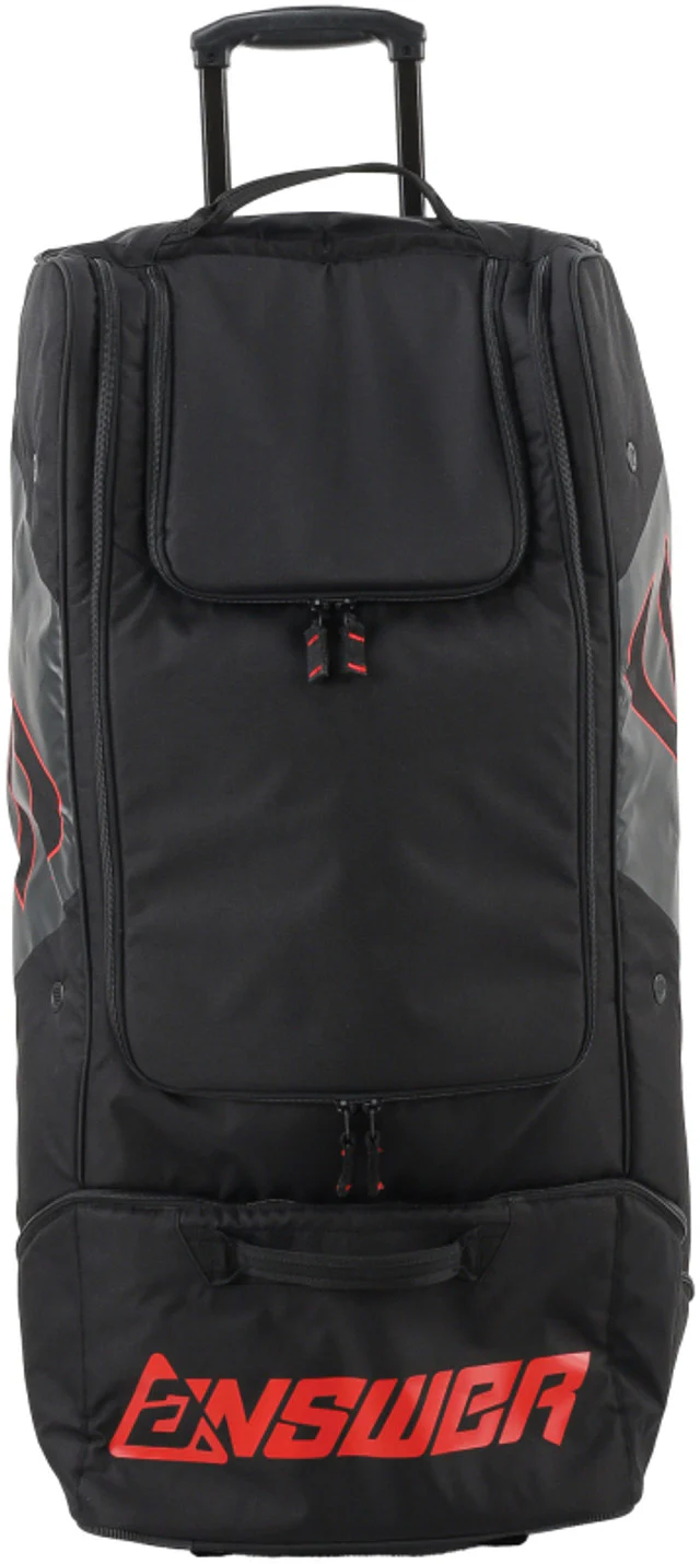 Answer Racing MX Motocross Rolling Gear Bag w/ Built In Changing Mat - Black - Image 3