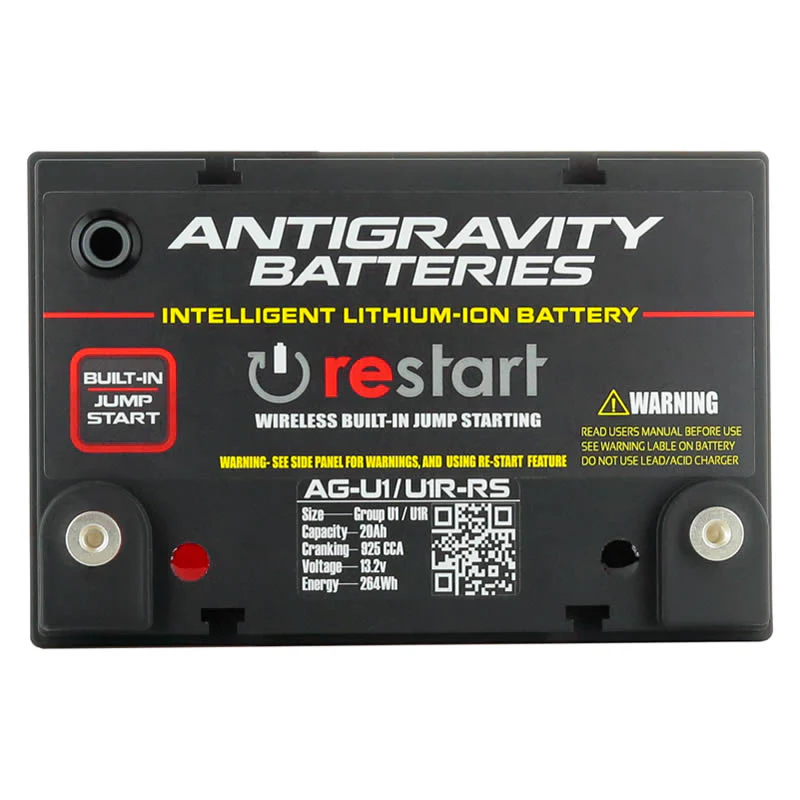 Antigravity Lithium Battery (Group U1 / U1R w/ Re-Start - 20 Amp 925 Cranking 7.25 lbs) Lightweight - Image 5