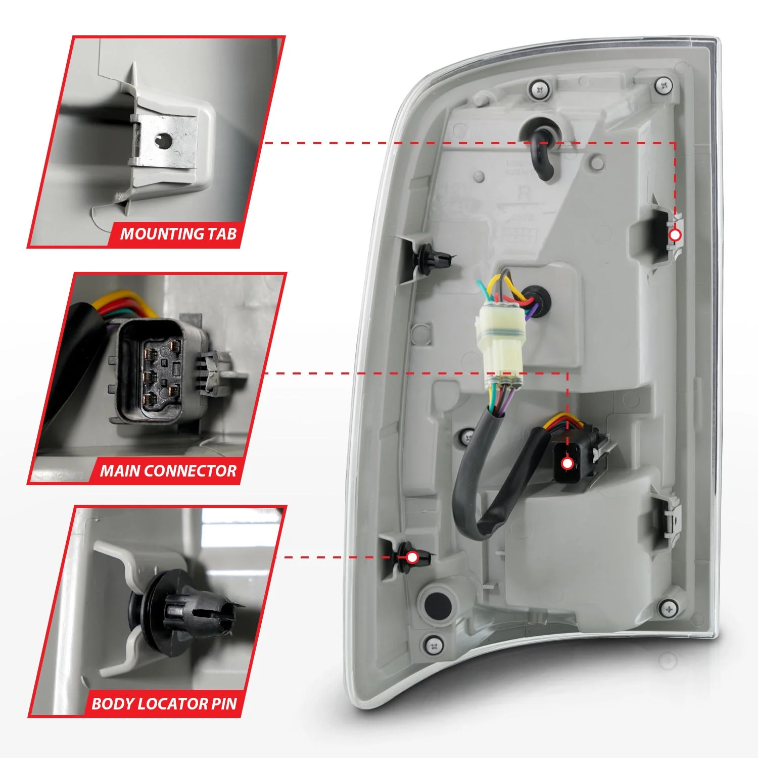 Anzo Full LED Tail Lights Dodge Ram (09–23) Black Housing w/ Clear / Smoke / Clear - Amber Signal Lens & Sequential Signal - Image 14