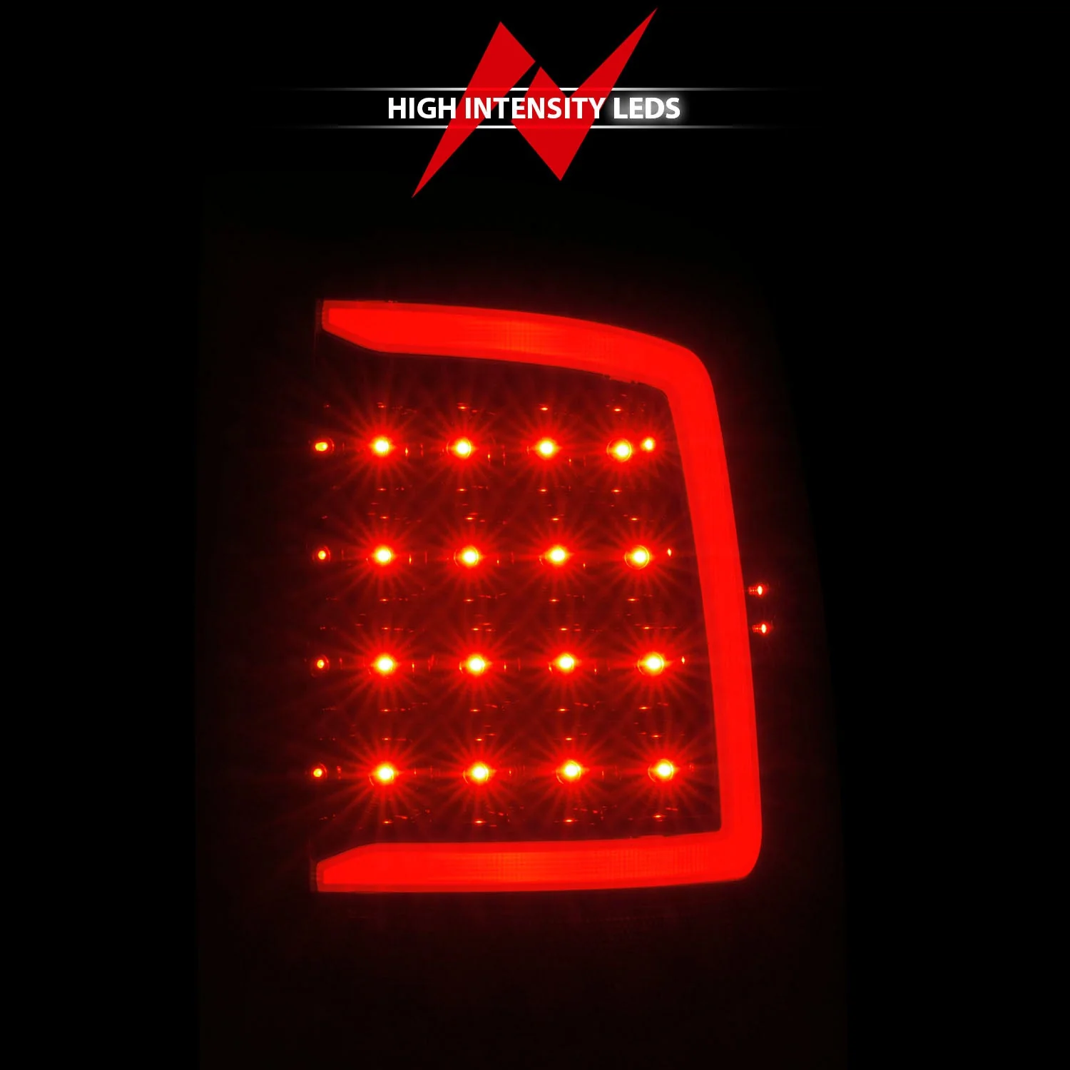 Anzo LED Tail Lights Dodge Ram 1500/ 2500/ 3500 (09-18) RAM 1500 (11-23) Black Housing w/ Clear or Smoke Lens & Sequential Signal - Image 3