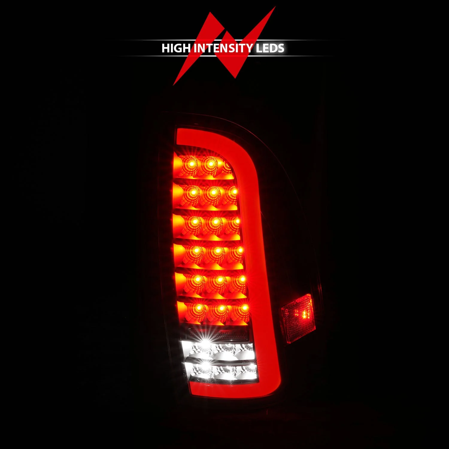 Anzo LED Tail Lights Toyota Tacoma (05–15) Bar Style Sequential Signal - Black Housing w/ Smoke or Clear Lens - Image 3