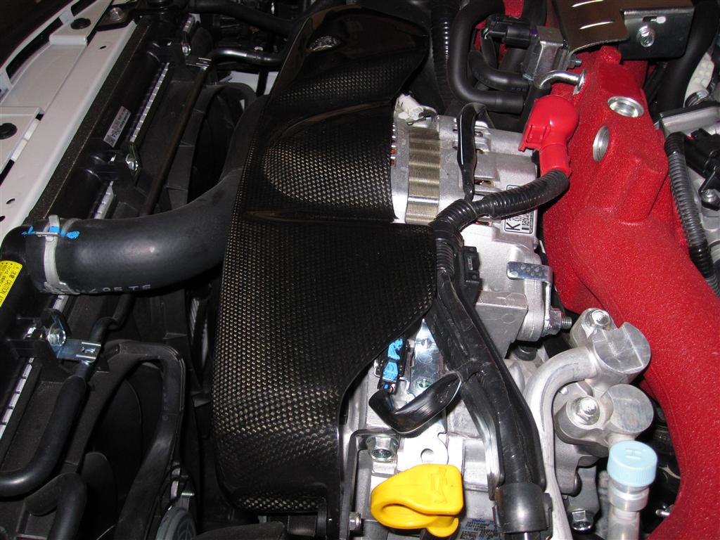 APR Alternator Cover Subaru WRX / WRX STi (2008-2014) [Carbon Fiber] CBE-WRXALT08 - Image 2