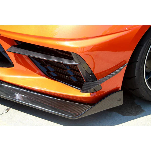 APR Front Bumper Canards & Spats Corvette C8 (2020-2023) [Carbon Fiber] AB-208015 - Image 2