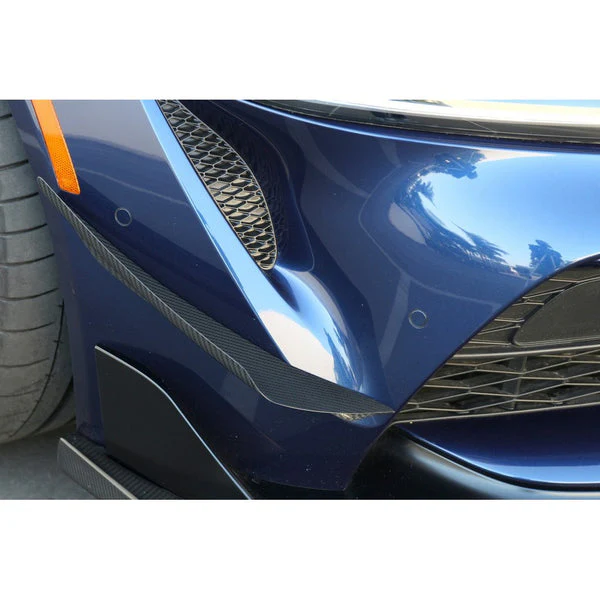 APR Front Bumper Canards Toyota Supra A90/A91 (2020-2023) [Carbon Fiber] AB-330902 - Image 2