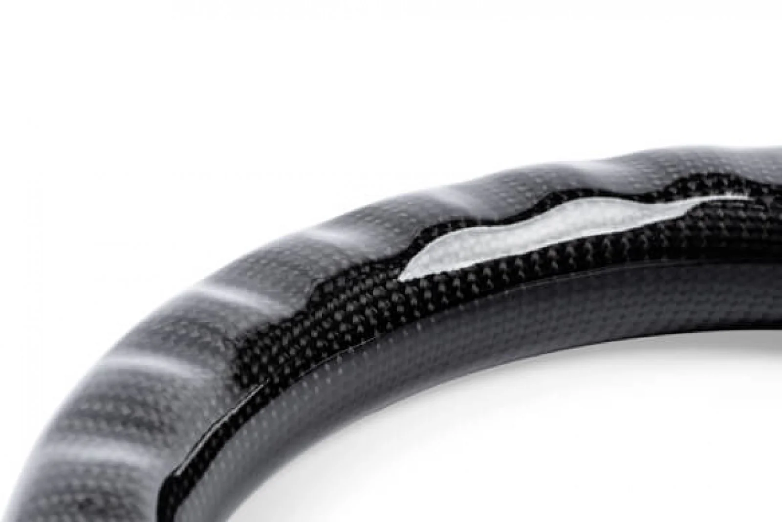 APR Carbon Fiber Steering Wheel VW GTi / GLi MK7 (2015-2023) Perforated Leather w/ Red or Silver Stitch - Image 7