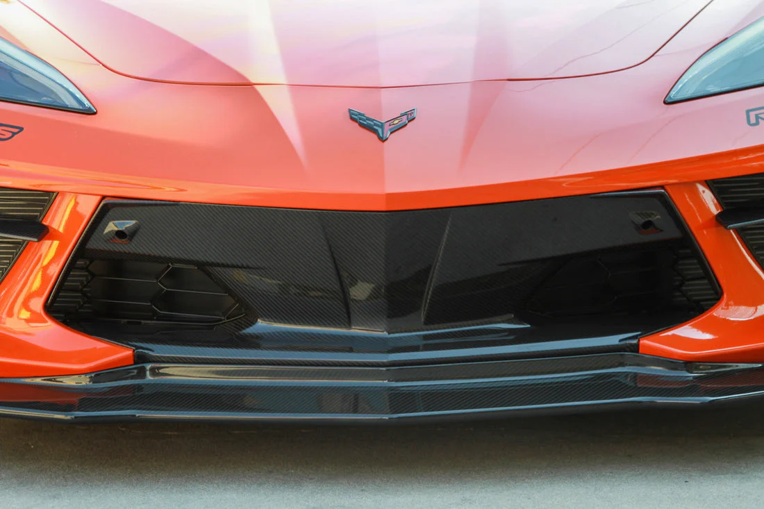 APR Front Bumper Center Bezels Corvette C8 (2020-2023) [Carbon Fiber] CBX-C8CBEZEL - Image 2