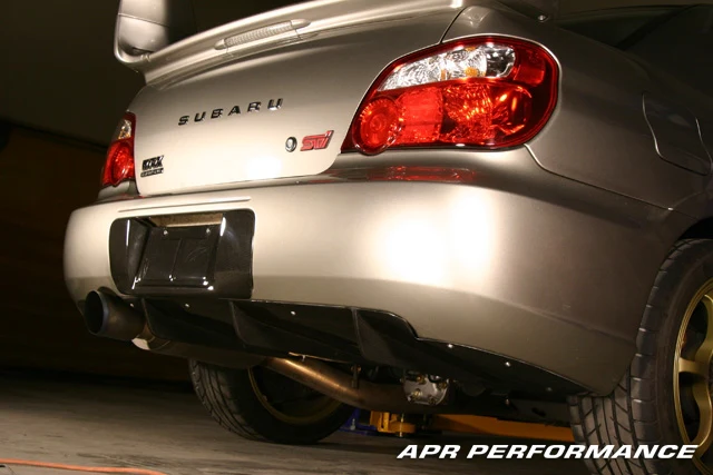 APR License Plate Backing Subaru WRX/ WRX STI (2004-2007) [Carbon Fiber] CBX-WRXLIC - Image 2