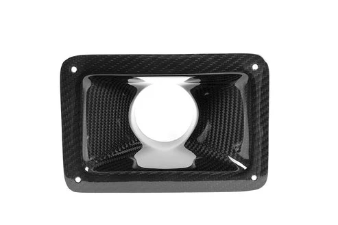 APR Universal Brake Air Inlet Duct w/ Flange [2x2 Carbon Fiber] 7.5" X 5.18" or 9.25" X 4.75" - Image 2