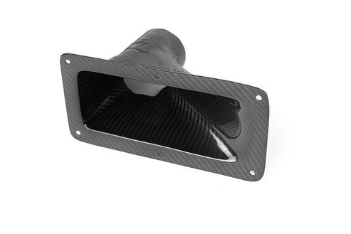 APR Universal Brake Air Inlet Duct w/ Flange [2x2 Carbon Fiber] 7.5" X 5.18" or 9.25" X 4.75" - Image 5