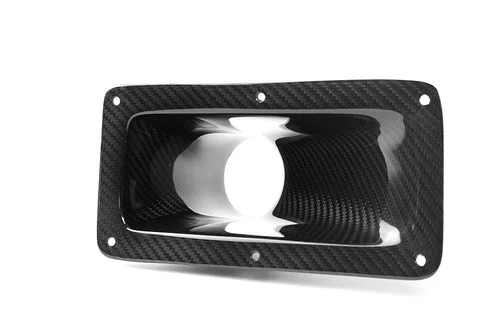 APR Universal Brake Air Inlet Duct w/ Flange [2x2 Carbon Fiber] 7.5" X 5.18" or 9.25" X 4.75" - Image 7