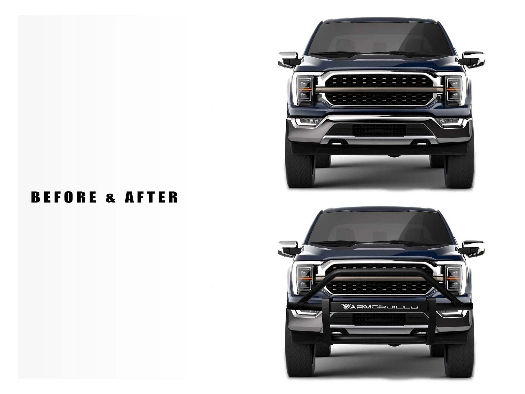 Armordillo Prerunner Bull Bar Toyota Tundra (07-18) Sequoia (08-19) - AR or AR2 Style - Matte Black - Image 15