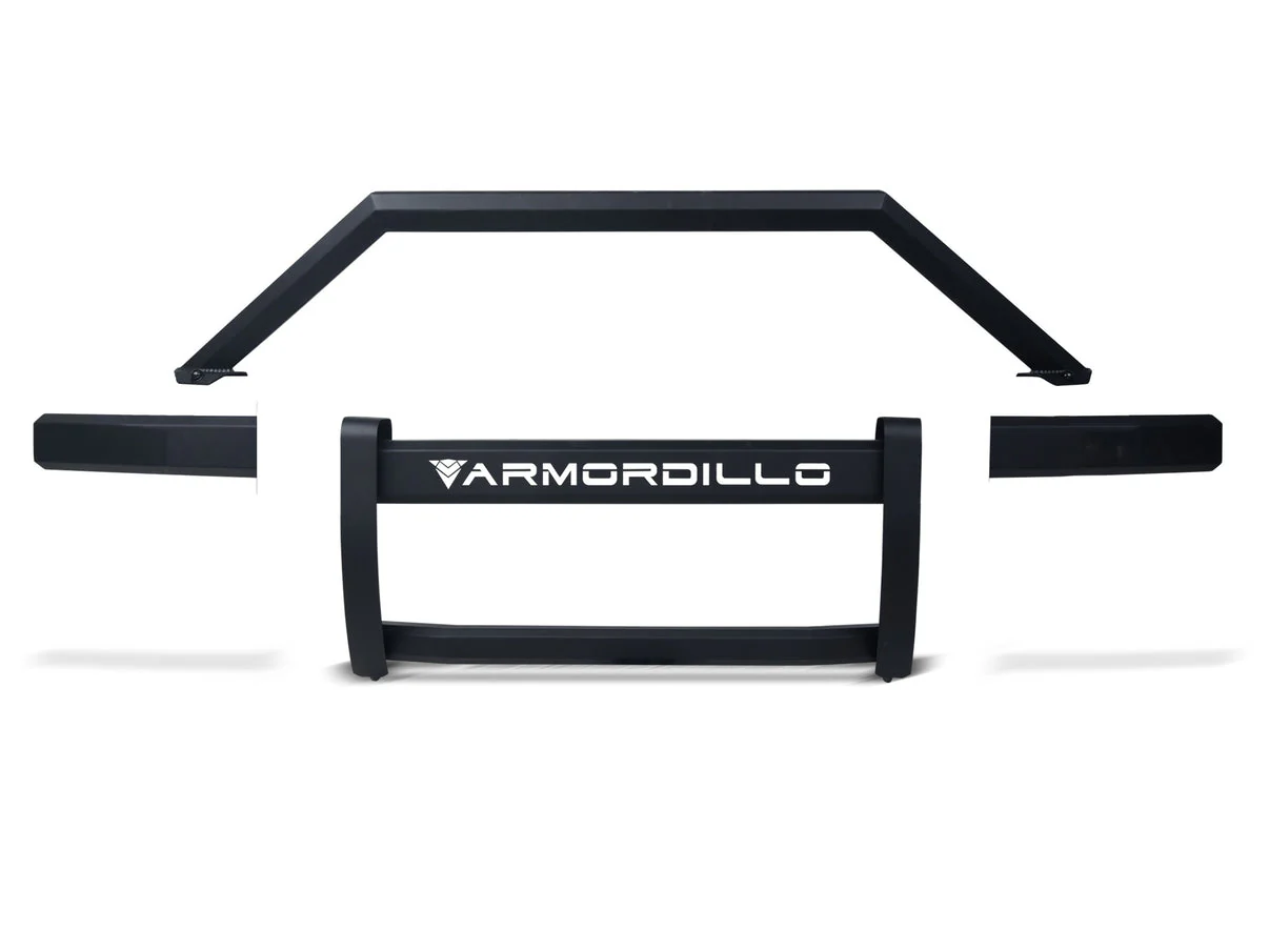 Armordillo Prerunner Bull Bar Chevy Silverado 1500 (22-24) 2500 3500 (20-22) AR or AR2 Style - Matte Black - Image 9