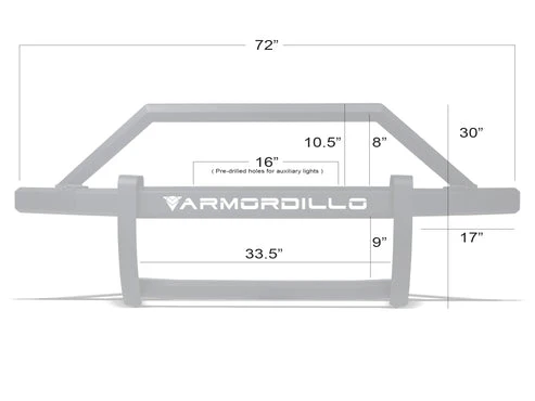 Armordillo Prerunner Bull Bar Ford F150 (2015-2023) AR or AR2 Style - Matte Black - Image 8