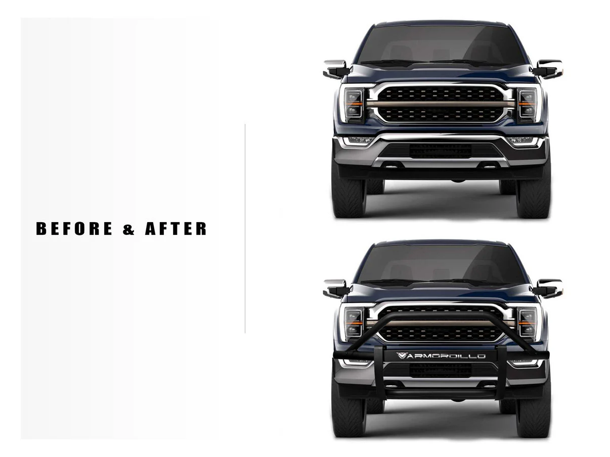 Armordillo Prerunner Bull Bar GMC Sierra 2500 3500 (11-19) AR or AR2 Style - Matte Black - Image 5