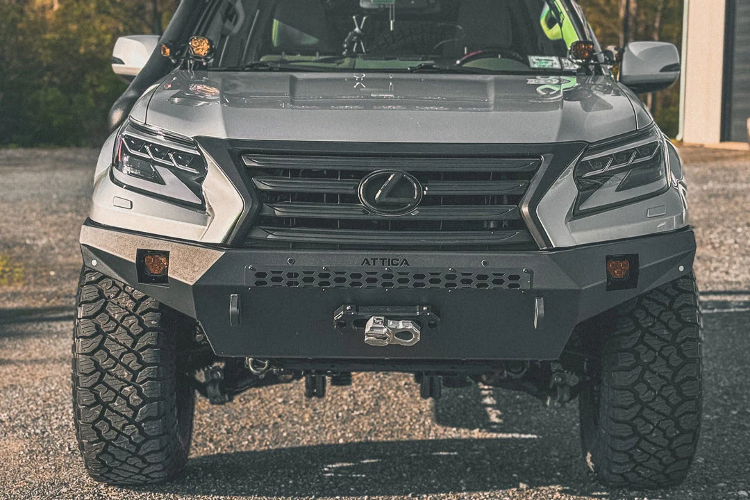 Attica 4x4 Front Bumper for Lexus GX460 (2014-2023) Terra Series - Textured Black ATTGX01A101-BX - Image 12