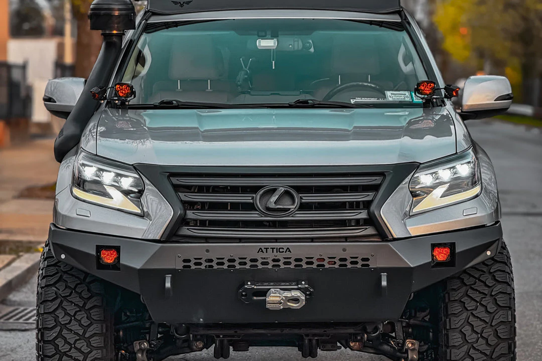 Attica 4x4 Front Bumper for Lexus GX460 (2014-2023) Terra Series - Textured Black ATTGX01A101-BX - Image 9