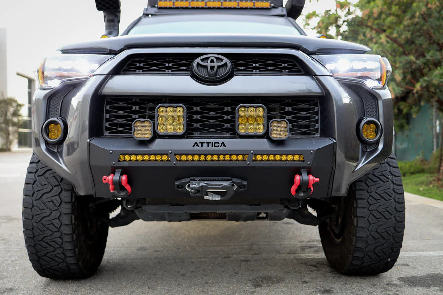Attica 4x4 Front Bumper for Toyota 4Runner (2014-2024) Terra Stealth Series with Winch Mount ATTTR01A101-BX - Image 4