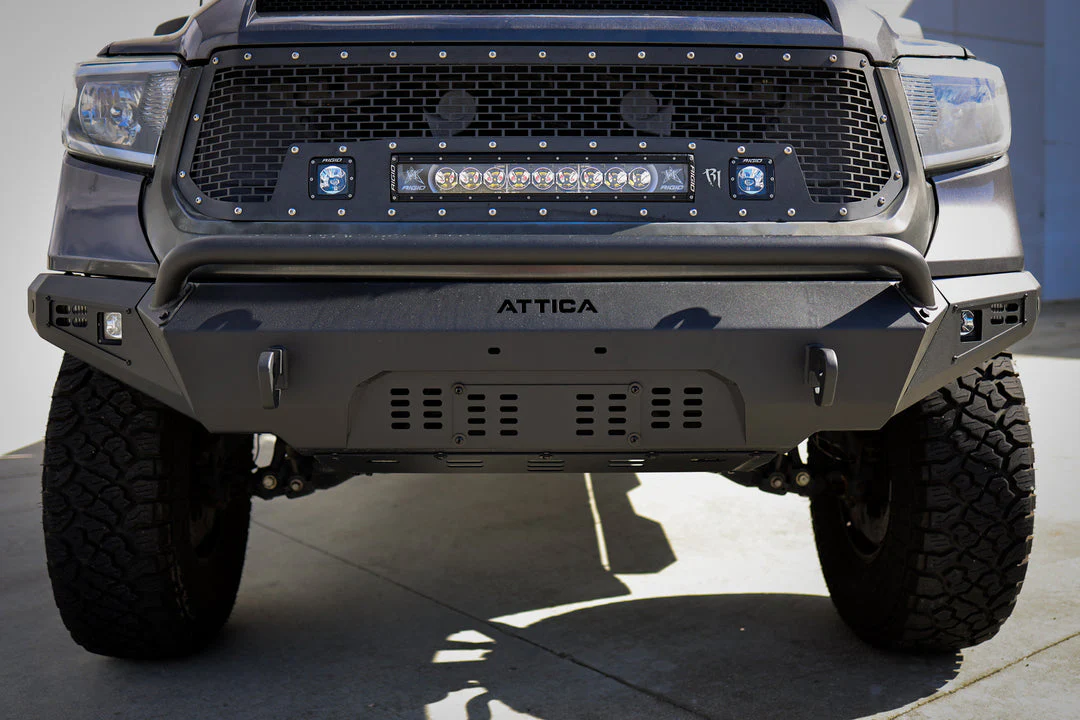 Attica 4x4 Bumper for Toyota Tundra (2014-2021) Front & Rear Terra Series - Textured Black Powder Coat - Image 8