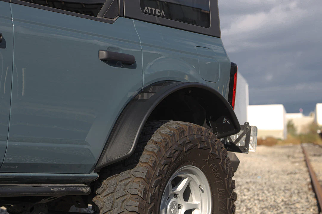Attica 4x4 Fender Flares for Ford Bronco (2021-2025) Front & Rear Frontier Series - Textured Black - Image 11