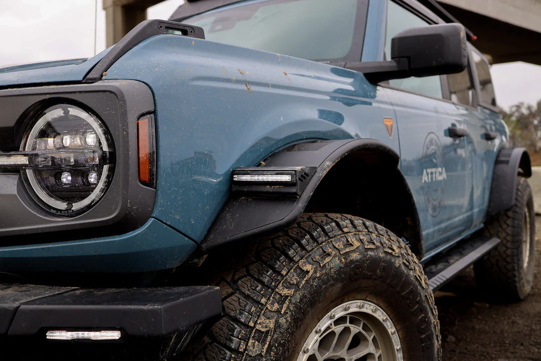 Attica 4x4 Fender Flares for Ford Bronco (2021-2025) Front & Rear Frontier Series - Textured Black - Image 7