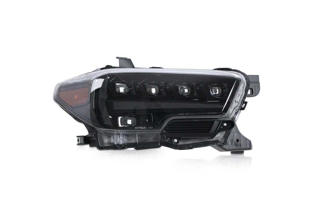 Attica 4x4 LED Headlights For Toyota Tacoma (2016-2023) Apex Series With Sequential Turn Signal CHATT0769-H6-GBC-SQ - Image 3