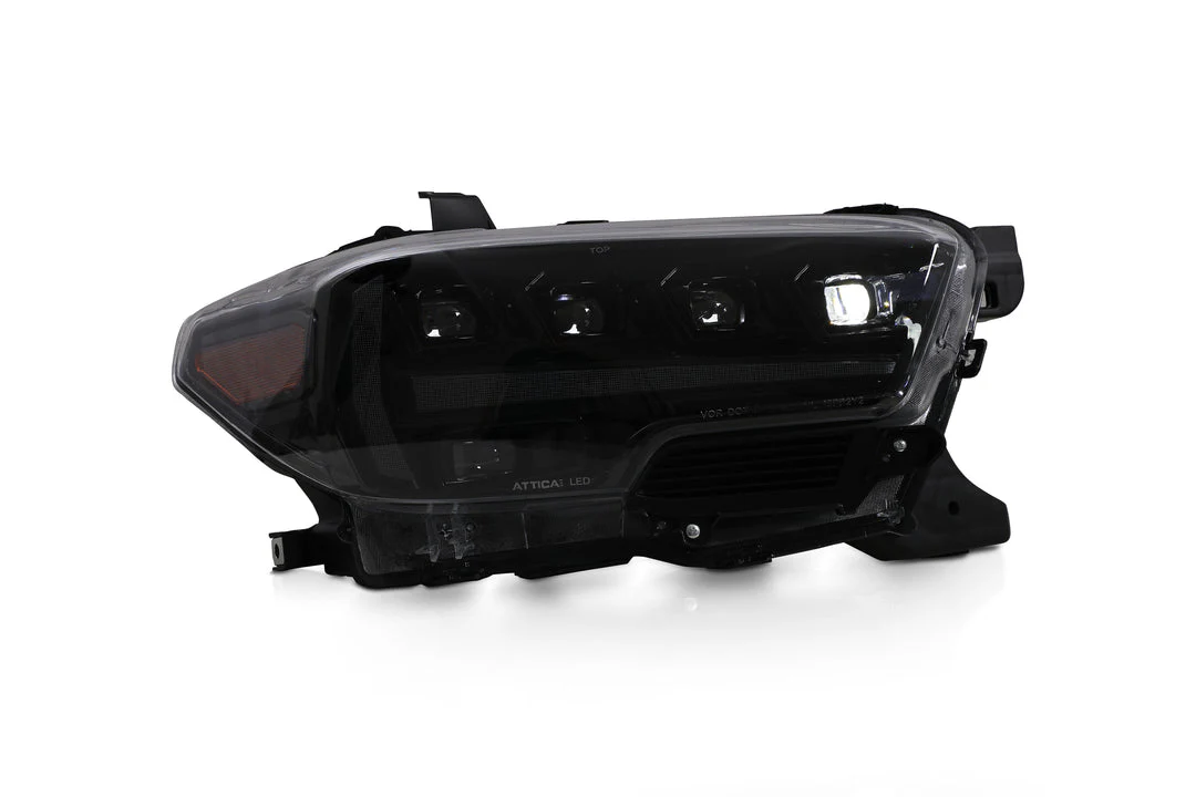 Attica 4x4 LED Headlights For Toyota Tacoma (2016-2023) Apex Series With Sequential Turn Signal CHATT0769-H6-GBC-SQ - Image 4