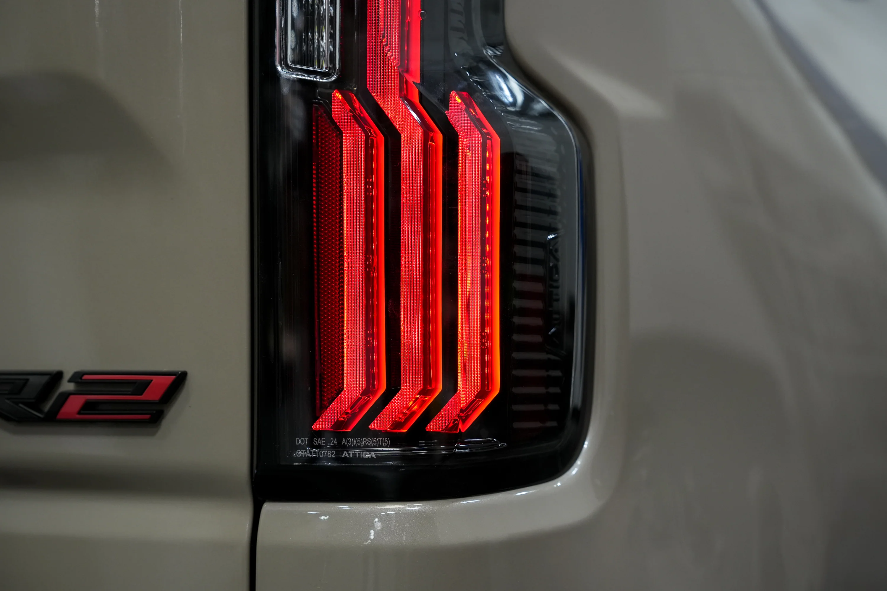 Attica 4x4 LED Tail Lights for Chevy Silverado 1500 (19-26) 2500/3500 (20-26) Gloss Black with Smoked Bars & Sequential Turn Signals (Preorder) - Image 16