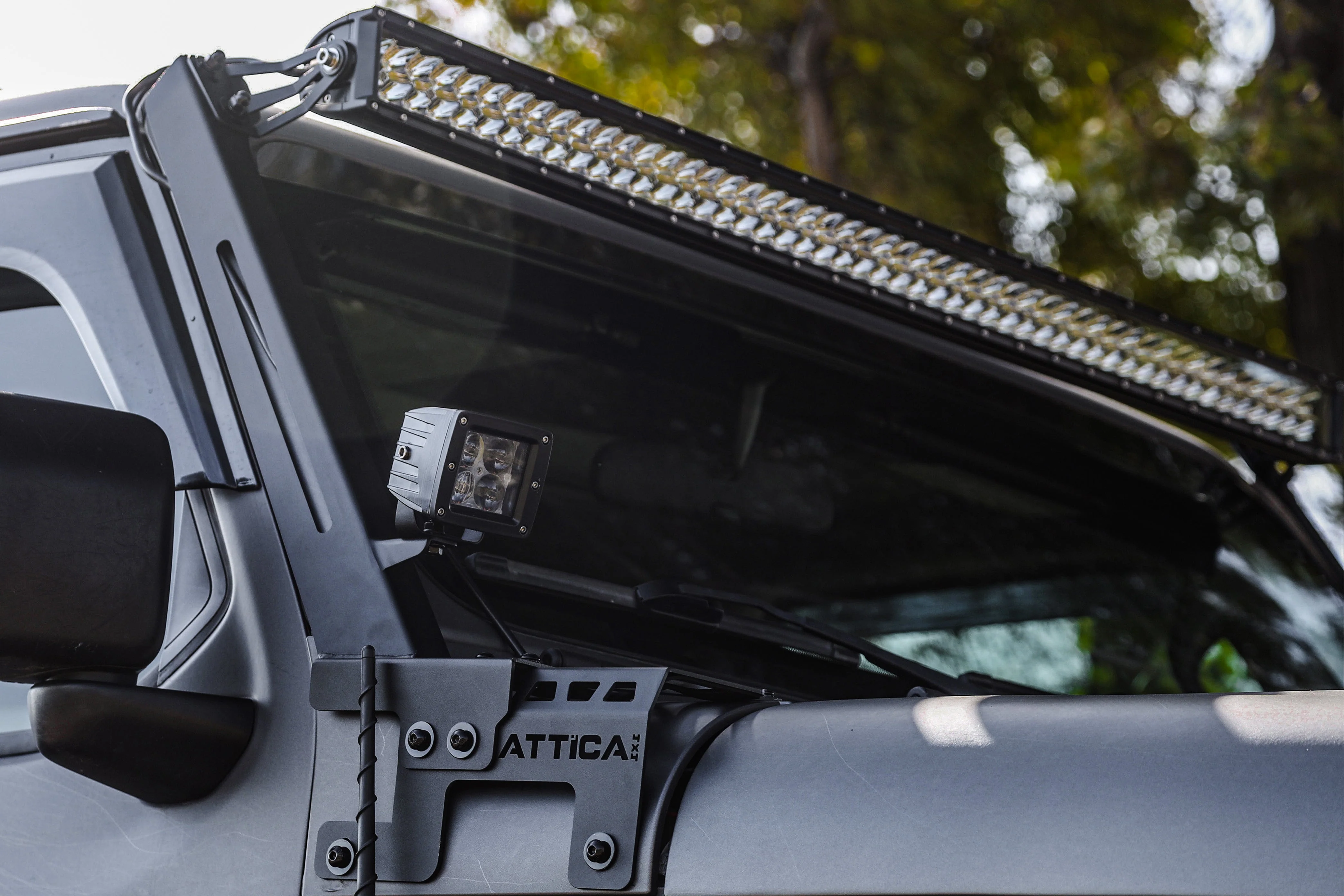 Attica 4x4 Light Mount Bracket Jeep Wrangler JL (2018-2023) Frontier Series - Image 5
