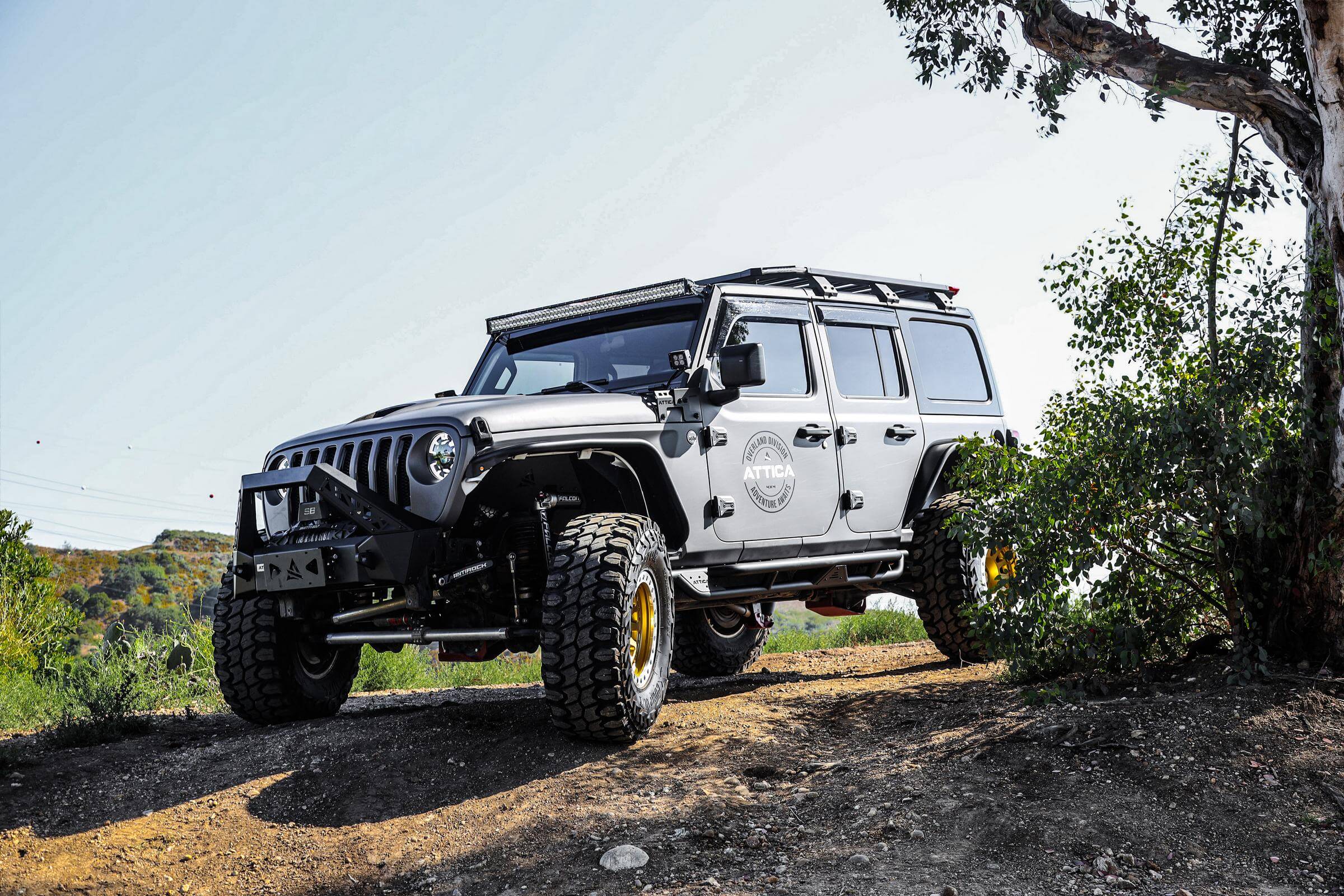 Attica 4x4 Light Mount Bracket Jeep Wrangler JL (2018-2023) Frontier Series - Image 9