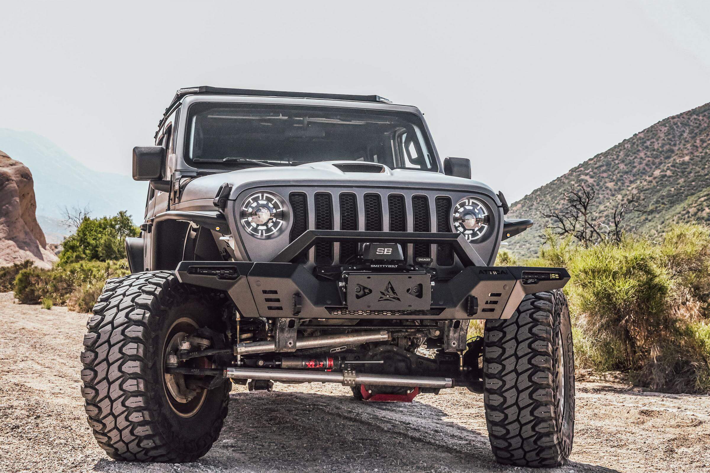 Attica 4x4 Projector LED Headlights for Jeep Gladiator JT (19-24) Ark Series with LED Daylight Running Lights CHATT0657-BC - Image 5