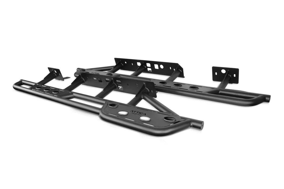 Attica 4x4 Rock Sliders for Toyota Tacoma Double Cab RWD (2016-2023) Apex Series for 2x4 Only ATTTA02C101-BX - Image 2