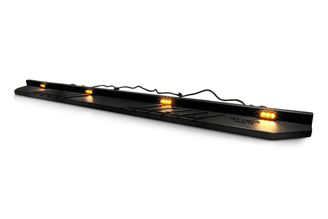 Attica 4x4 Running Boards for Chevy Silverado / GMC Sierra (2019-2026) Frontier Series - Textured Black ATTSL01C101-BX - Image 9