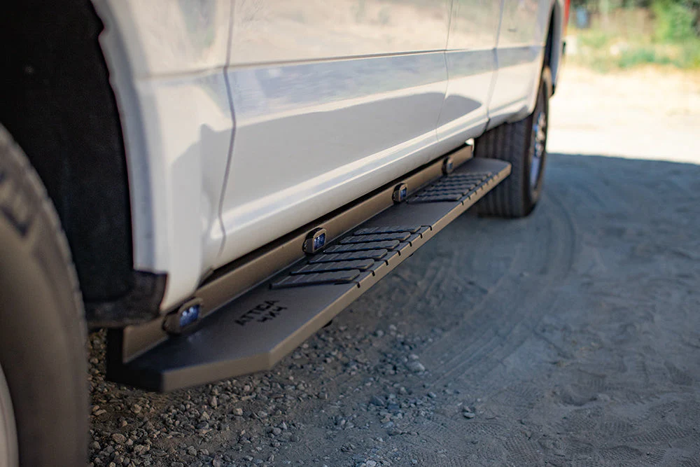 Attica 4x4 Running Boards for Ford F250/F350 (2017-2025) Frontier Series with Step Lights ATTF201C101-BX - Image 13