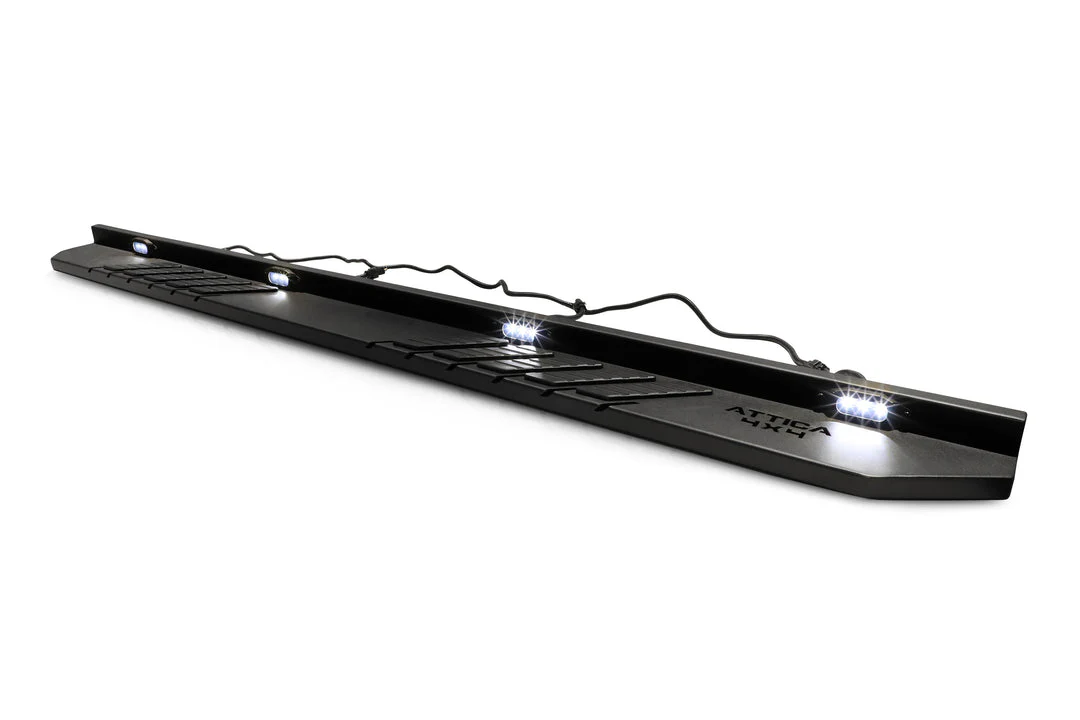 Attica 4x4 Running Boards for Ford F250/F350 (2017-2025) Frontier Series with Step Lights ATTF201C101-BX - Image 8