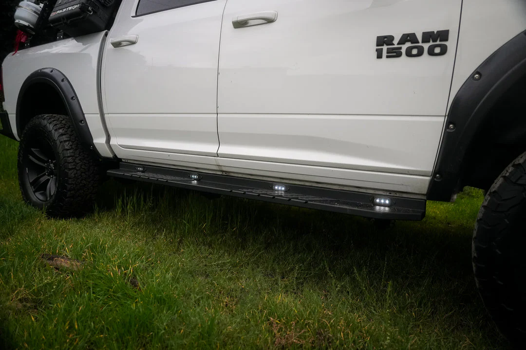 Attica 4x4 Running Boards for Ram 1500 (09-18) 2500/3500 (10-24) Frontier Series with Step Lights ATTRM02C104-BX - Image 12