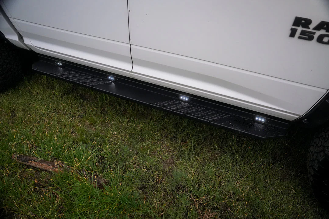 Attica 4x4 Running Boards for Ram 1500 (09-18) 2500/3500 (10-24) Frontier Series with Step Lights ATTRM02C104-BX - Image 13