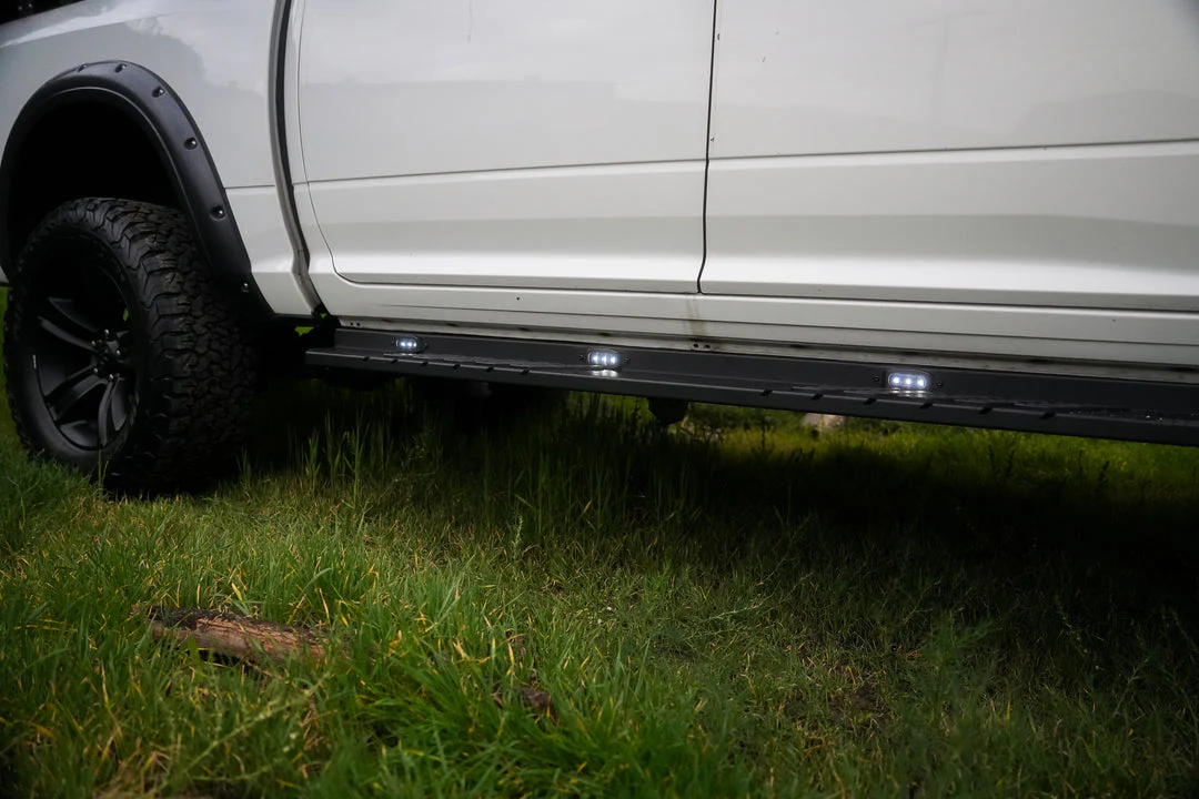 Attica 4x4 Running Boards for Ram 1500 (09-18) 2500/3500 (10-24) Frontier Series with Step Lights ATTRM02C104-BX - Image 15