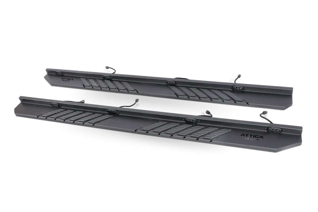 Attica 4x4 Running Boards for Ram 1500 (2019-2025) Frontier Series with Step Lights ATTRM04C102-BX - Image 3